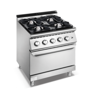 ALPHALUX GAS COOKER 4 BURNERS ON OVEN-AXGC-900-4