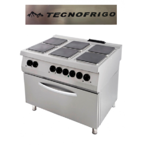 TECNOFRIGO ELECTRIC 6 HOT PLATES COOKER ON OVEN - TFCE96M