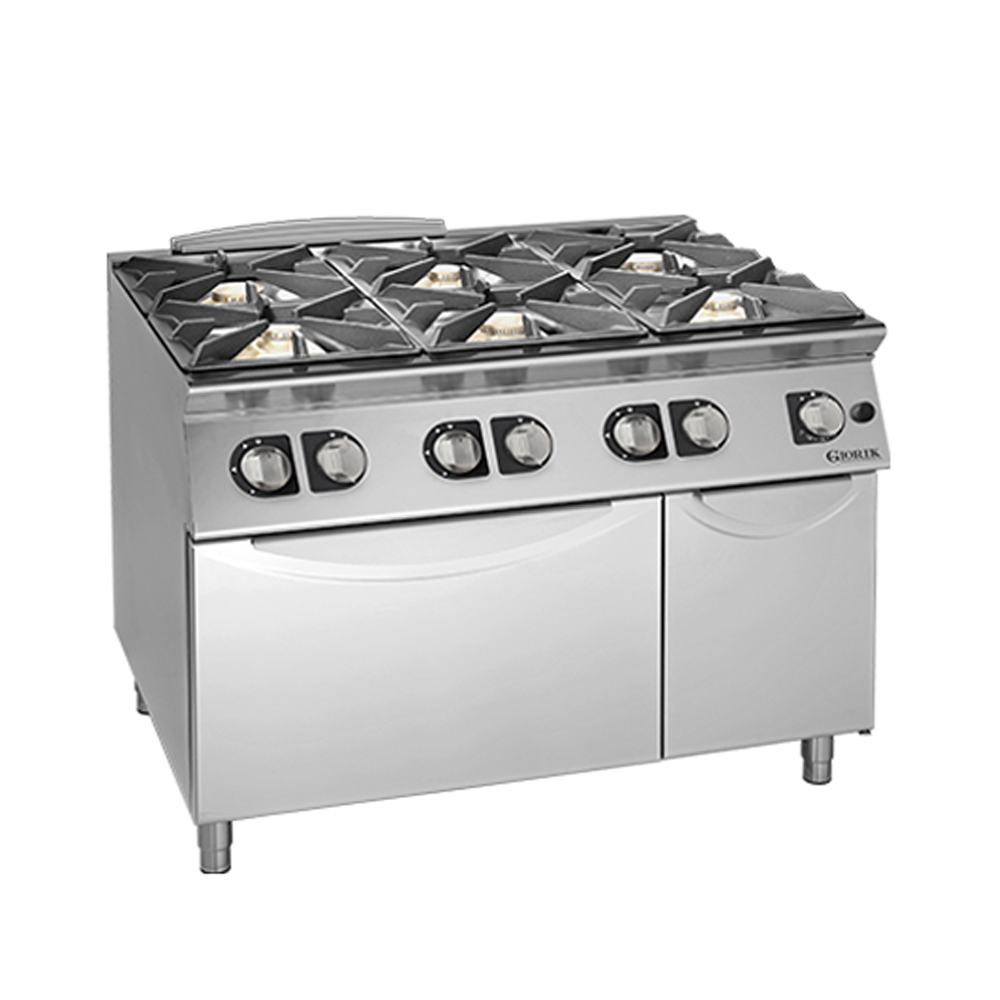 GIORIK GAS COOKER 6 BURNER RANGE CG960H Royal Kitchen Equipment L.L.C