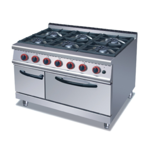 STARWAY GAS RANGE 6 BURNERS ON BIG OVEN