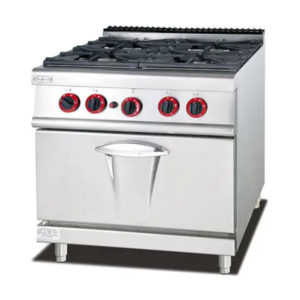 STARWAY GAS STOVE 4 BURNER ON OVEN
