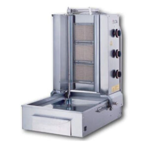 3 BURNER SHAWARMA MACHINE GAS (MOTOR BOTTOM) Burner without warranty
