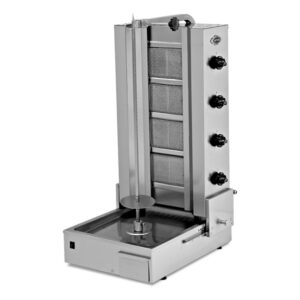4 BURNER SHAWARMA MACHINE GAS (MOTOR BOTTOM) Burner without warranty