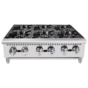GAS COOKER 6 BURNERS HOT PLATE