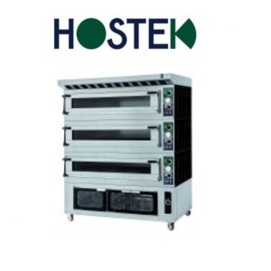 HOSTEK ELECTRIC OVEN 3 DECK+PROFER DUAL 6 GLASS