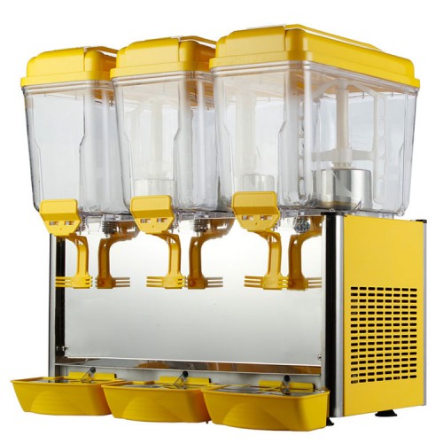 Juice Dispenser YELLOW 3 tank 18L*3 Royal Kitchen Equipment L.L.C