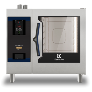 ELECTROLUX SKYLINE PREMIUM COMBI OVEN 6 GN 1/1 GAS. BOILER OPEN BASE WITH TRAY SUPPORT - ECOG61T2H0