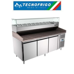 TECNOFRIGO PIZZA PREP STATION WITH SALAD CHILLER - TF3600TN/380
