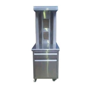 Shawarma on cabinet 3 burner lebanese 50X70X210 WITH DECORATION Burner without warranty - SHC3BL5070