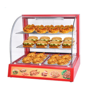 CURVED GLASS FOOD DISPLAY WARMING HX2P
