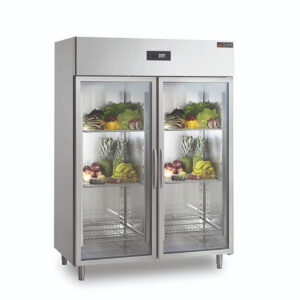 ROYAL KITCHEN upright chiller by GEMM Italy 2 GLASS DOOR KGPV/02