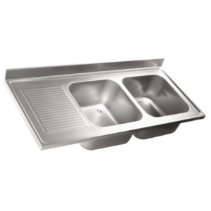 Sink on Stand 180X70X90 Middle Bowls2 - SOS18070MB2