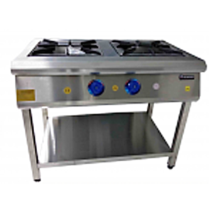 2 BURNER 100*60 GAS RANGE - TRO-02