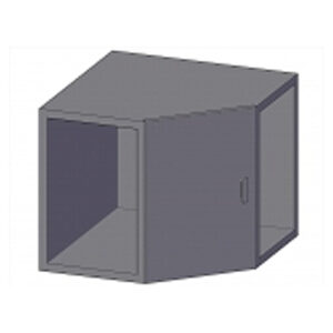 Neutral Wall Cabinet Corner 40X40X60 Hinge Door SCGZ / NWCC60H