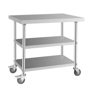WORK TABLE Open 130X70X90 Flat Top 1 OVER SHELF - WTO130FV1
